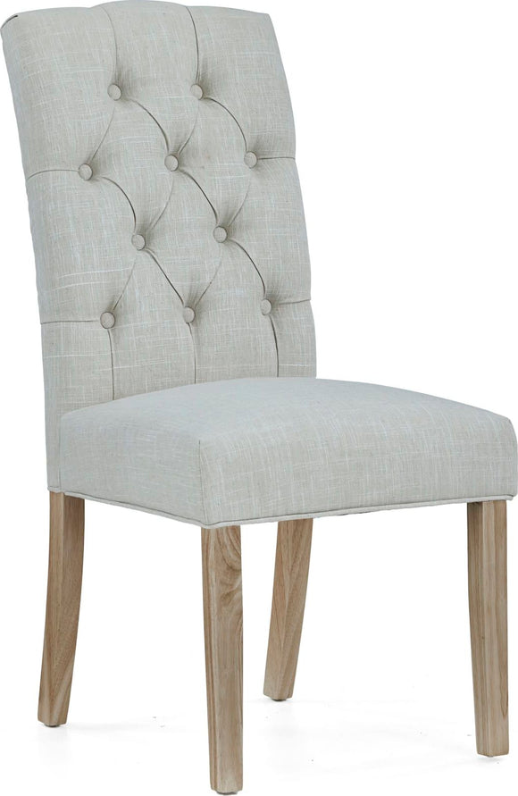 Salcombe Chelsea Chair - Natural - White Wash Leg