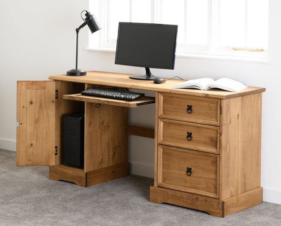 Corona Mexican Pine Computer Desk