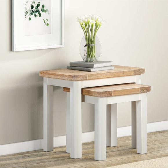 Foxington Painted Nest Of Table