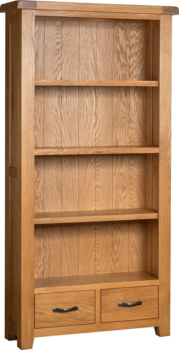 Somerford Oak Bookcase 900 X 1800
