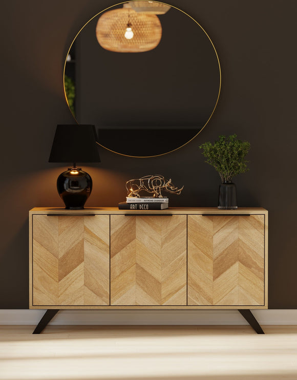 Agra 3 Door Sideboard