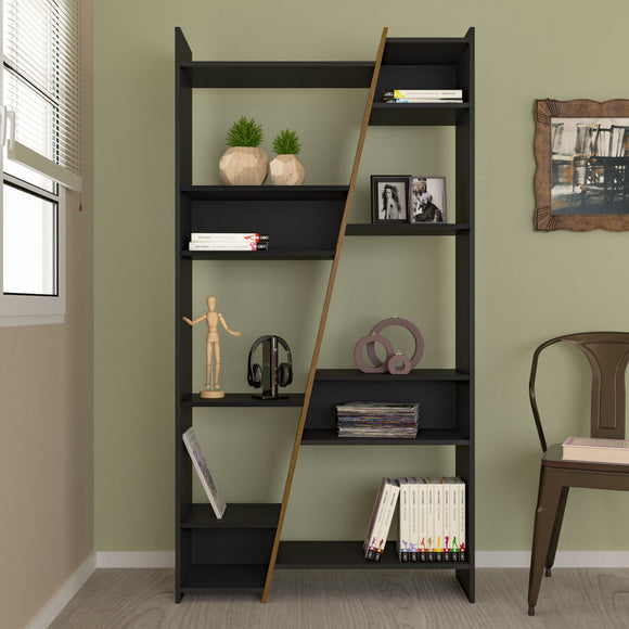Napoli Tall Bookcase - Black