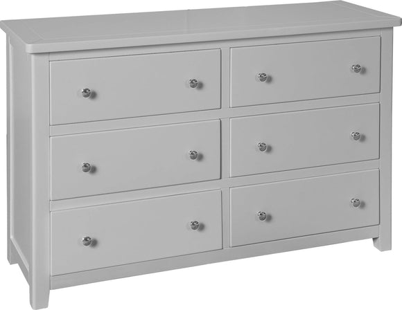 Henley 6 Drawer Chest-Grey