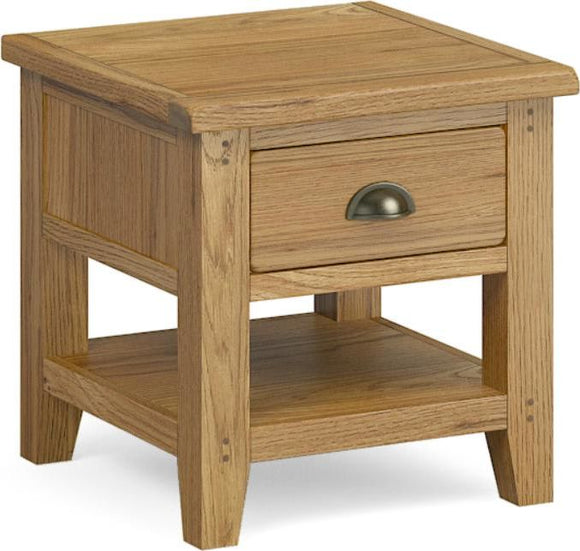 Burlingham Lamp Table With Drawer