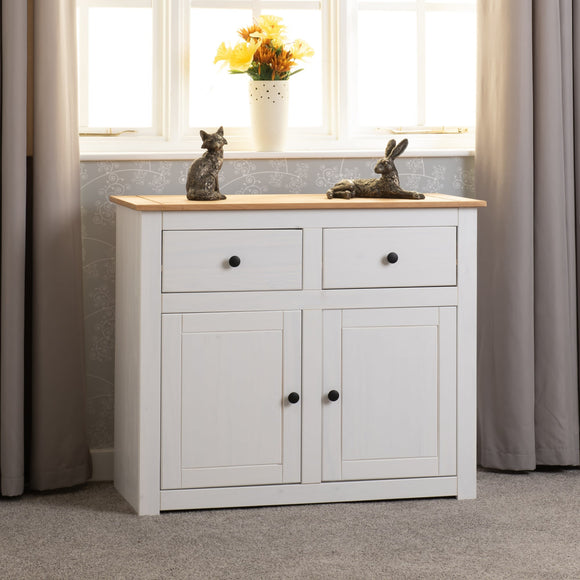 Santiago 2 Door 2 Drawer Sideboard - White