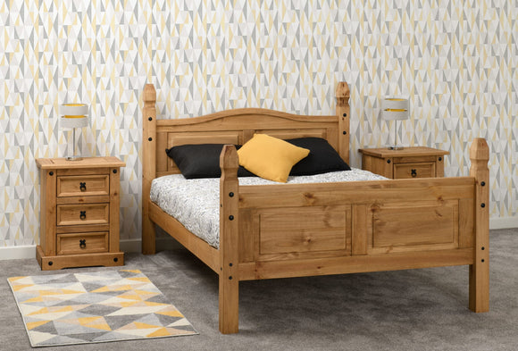 Corona Mexican Pine 5' Bed High Foot End