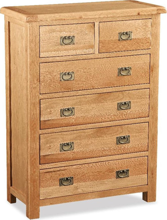 Manor Oak Chest 2 Over 4