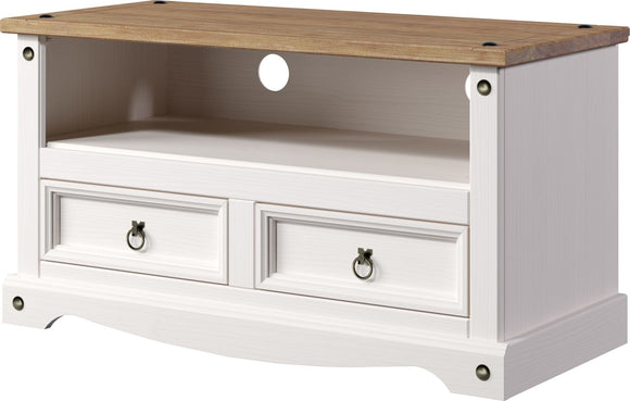 Corona White TV Unit