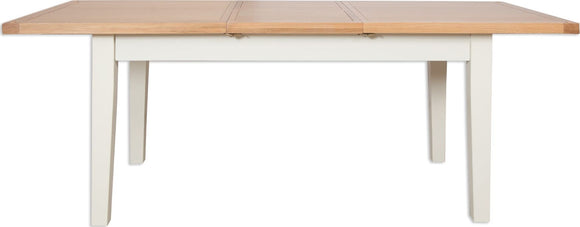 Canberra Ivory 160cm Extending Dining Table