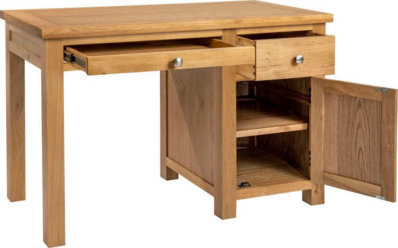 Devonshire Oak Lite Single Pedestal Desk