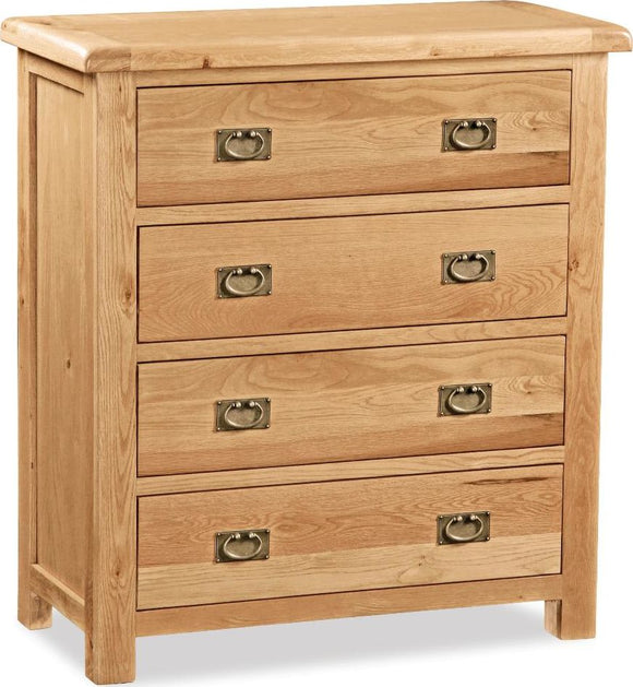 Manor Oak Chest 4 Drawer