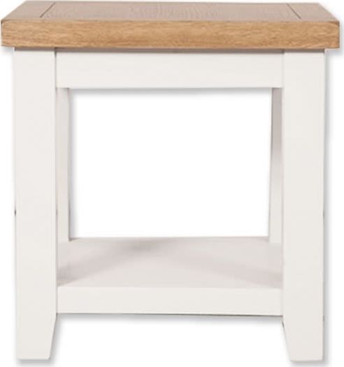 Canberra White Lamp Table