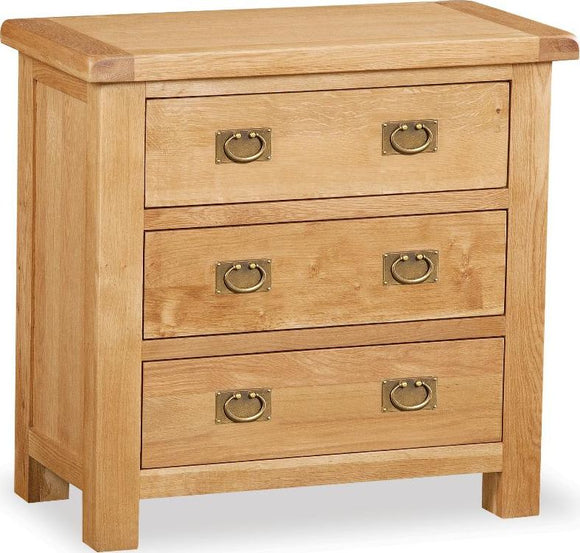 Manor Oak Chest 3 Drawer