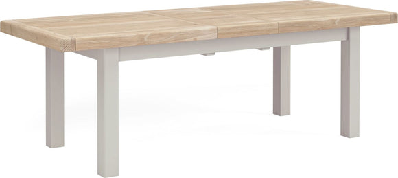 Salcombe Stone Grey Large Ext Dining Table