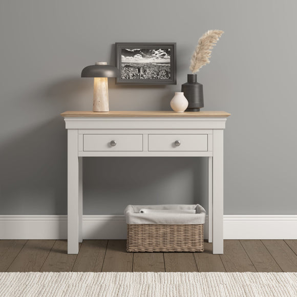 Chateau Console Table - Ivory/Oak