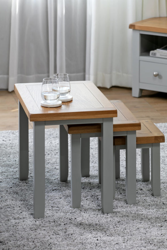 Canberra Grey Nest Of Tables