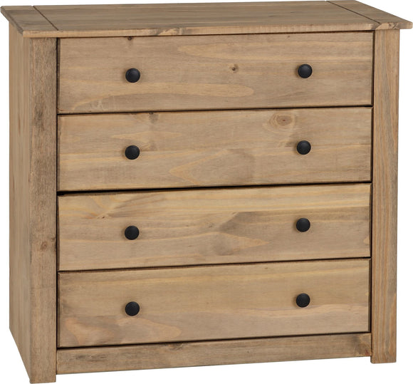 Santiago 4 Drawer Chest - Natural Wax