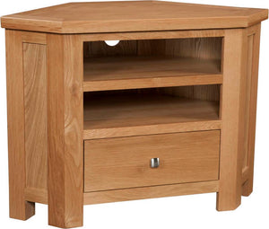 Devonshire Oak Lite Corner TV Unit