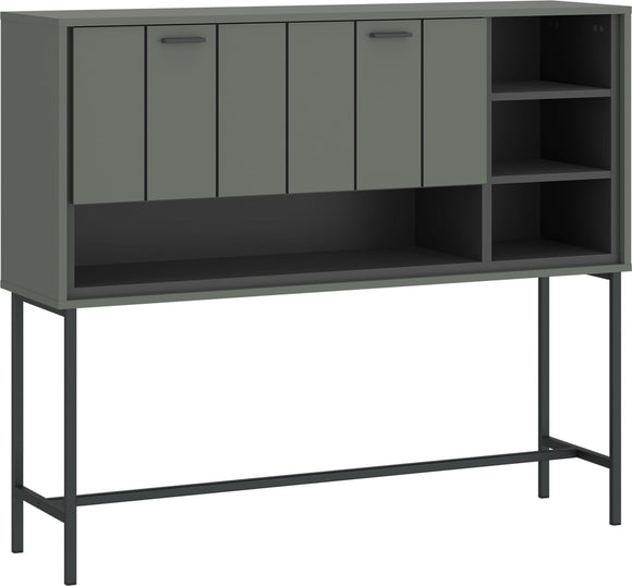 Ardel Bar Table 1 Flap in Green/Grey