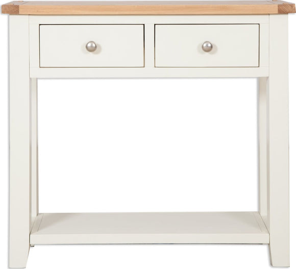 Canberra Ivory 2 Drawer Console Table
