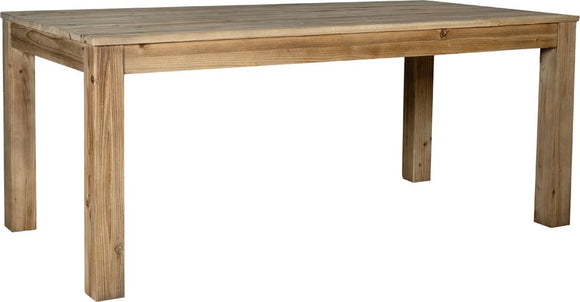 Caledonia Pine Fixed Top Dining Table