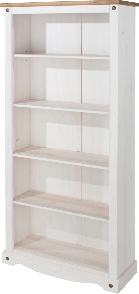 Corona White Tall Bookcase