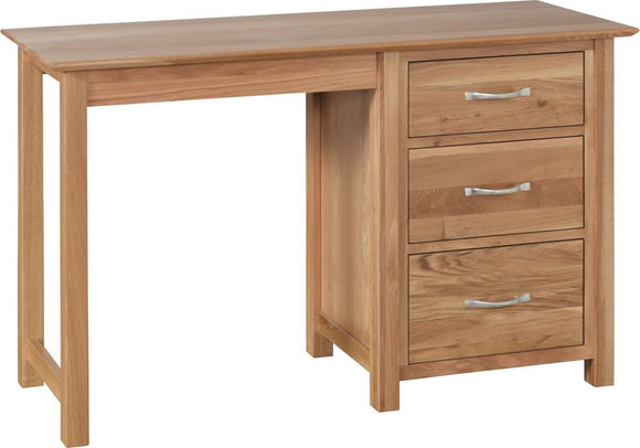 Moderna Oak Single Pedestal Dressing Table
