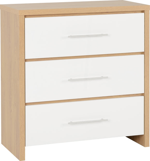 Cordoba 3 Drawer Chest - White