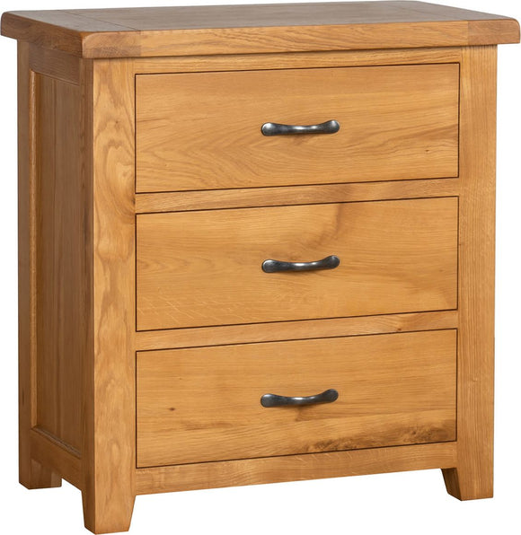 Somerford Oak 3 Drawer Chest