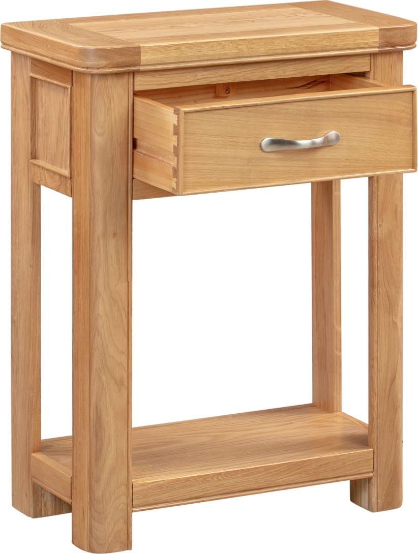 Chatsworth Oak Small Console With 1 Drawer – Pine & Oak Warehouse