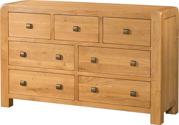 Avebury Oak 3 Over 4 Chest