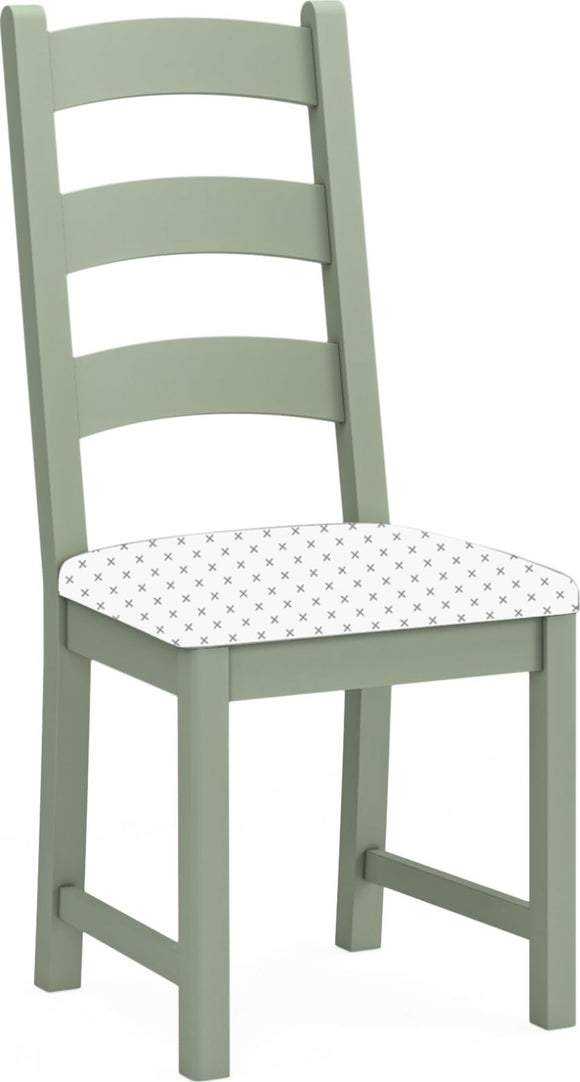 Salcombe Sage Ladder Dining Chair No Cushion