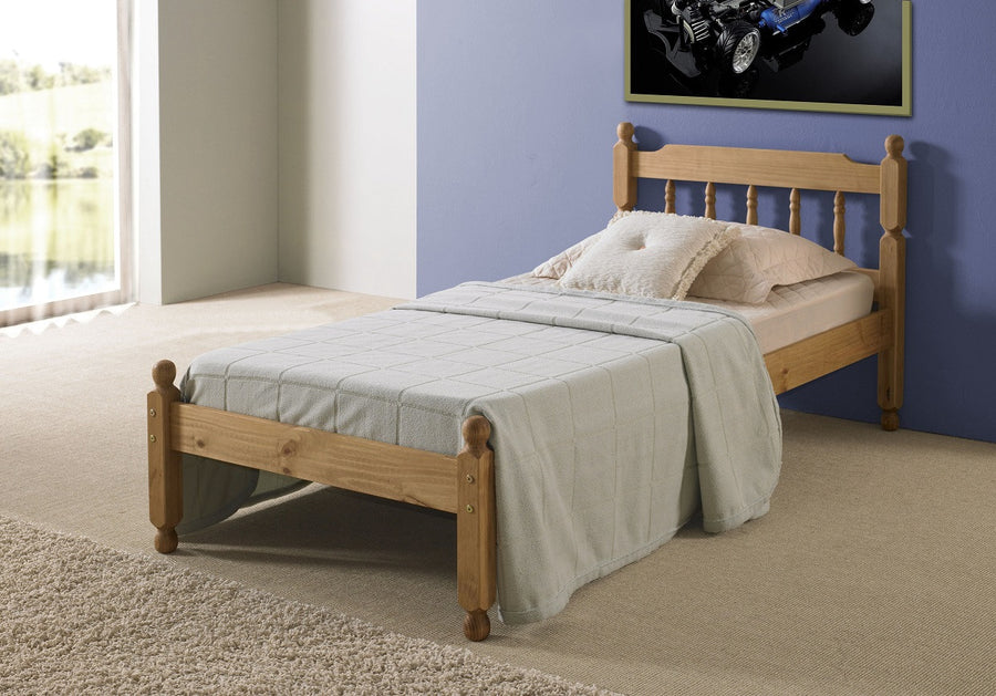 Second hand online wooden bed