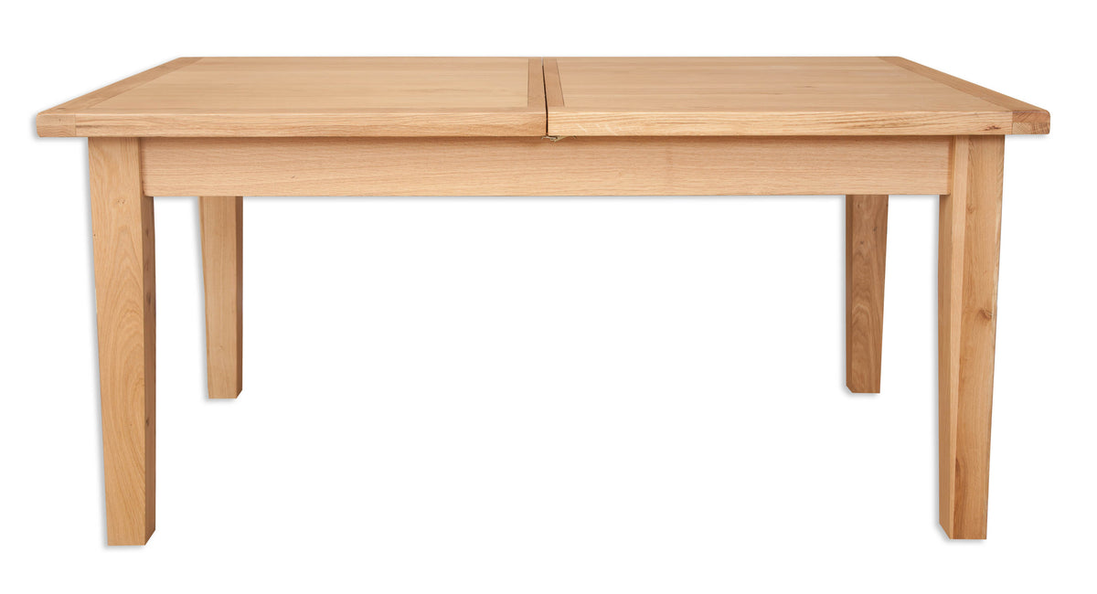 Canberra Oak Large Extending Table Natural Finish Pine & Oak Warehouse