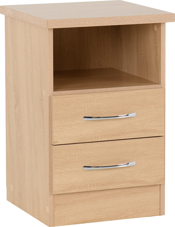 Utah 2 Drawer Bedside - Sonoma Oak