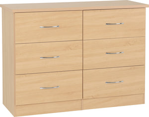 Utah 6 Drawer Chest - Sonoma Oak