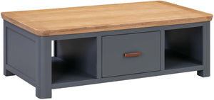Crescent Oak Large Coffee Table - Midnight Blue