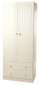 Warwick Double Wardrobe with 2 Drawers