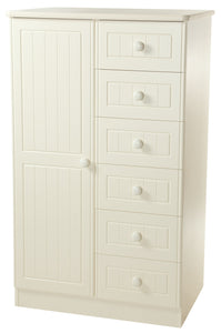 Warwick 6 Drawer Kids Wardrobe