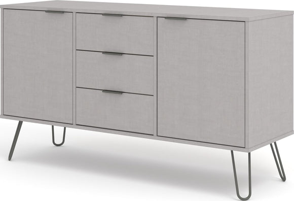 Augusta Grey medium sideboard with 2 door, 3 drawers
