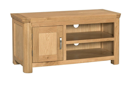 Crescent Oak Small TV Unit - Oak