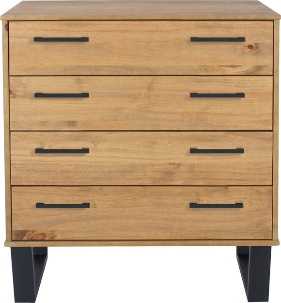 Texas 4 drawer chest of drawers - Pine