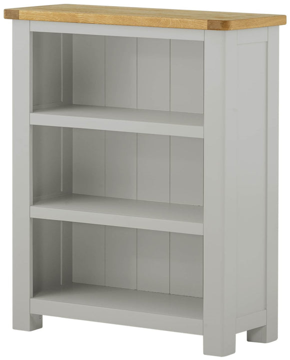 Oregon Oak Small Bookcase - Stone