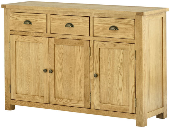 Oregon Oak 3 Door Sideboard - Oak