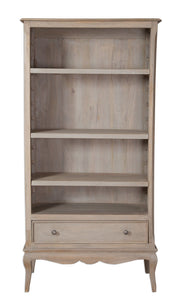 Bordeaux Grey Shabby Chic Tall Wide Bookcase