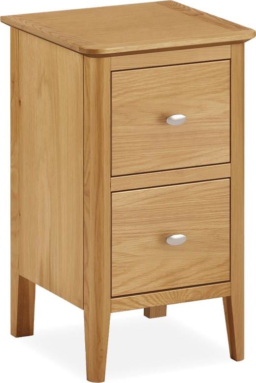 Bath Narrow Two Drawer Bedside
