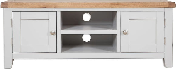 Canberra Painted Extra Wide TV Unit - Grey