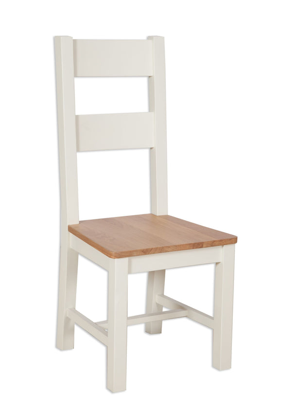 Canberra Painted Dining Chair - Ivory