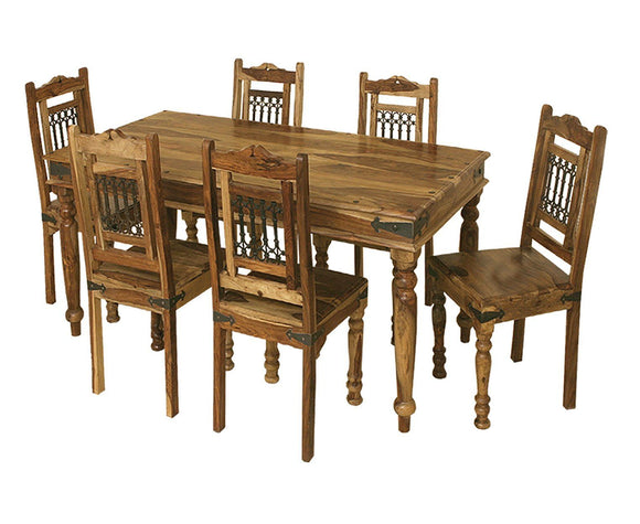 Goa Indian Rosewood Large Dining Table - 180cm