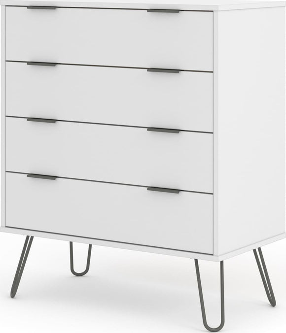 Augusta White 4 drawer chest of drawers
